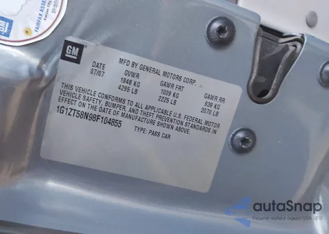 2008 Chevrolet Malibu Classic Lt из США, поврежденный, VIN 1G1ZT58N98F104855